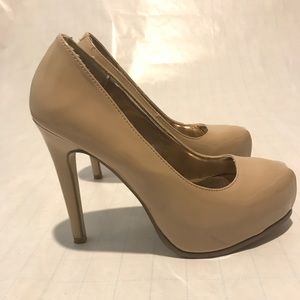 Madden Girl Tan Heels